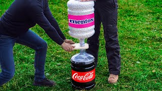 Experiment Coca Cola VS Mentos [upl. by Oicnaneb]