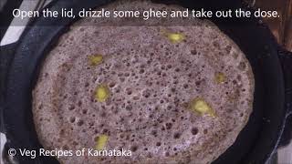 ರಾಗಿ ದೋಸೆ  2 ವಿಧಾನದಲ್ಲಿ  Ragi dosa recipe Kannada  Fermented amp instant ragi dose maduva vidhana [upl. by Brodsky]