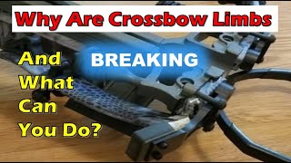 Why Are Crossbow Limbs Breaking  And What Can YOU Do [upl. by Yerffeg709]