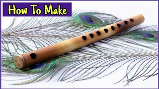 How To Make A Bamboo Flute।। Make A Bamboo Flute Step By Step।। DIY Bamboo Craft Flute Making idea [upl. by Cavil530]