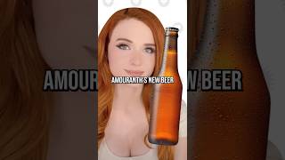 Amouranth’s Beer is Made of… WHAT 😳 shorts [upl. by Skye]