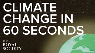 Climate change in 60 seconds  The Royal Society [upl. by Calva239]