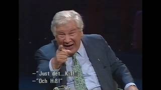 Sir Peter Ustinov interviewed by Eddie Skoller SVT ca 1990 [upl. by Aerahs]