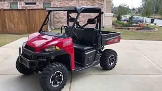 Polaris Ranger 52quot Curved Light Bar Installation [upl. by Hisbe456]