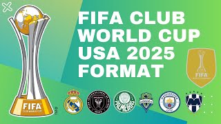 FIFA Club World Cup  USA 2025  New 32Team Format [upl. by Jenilee132]