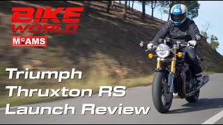 Triumph Thruxton RS Launch Review Lockdown Version [upl. by Ahsemak]