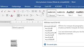 Logiciel Word Comment trier du texte par ordre alphabétique AZ ou ZA [upl. by Hesther362]