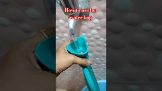 Hot water bag how to fill water in hot bag [upl. by Senalda]