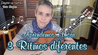 Aprendemos 3 ritmos básicos para empezar con la guitarra 🎸 [upl. by Alon]