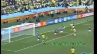 France vs South Africa  Gourcuff Red Card  2 Goal [upl. by Laughlin489]