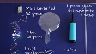 Tutorial Globos led transparentes [upl. by Dnana]