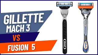 Gillette Mach 3 vs Gillette Fusion 5  Comparing Differences and Shave [upl. by Doggett]