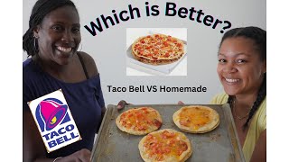 Mexican Pizza Taco Bell VS Homemade [upl. by Nysa639]