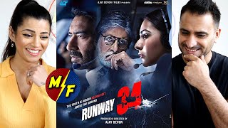 RUNWAY 34  Trailer REACTION  Amitabh Bachchan Ajay Devgn Rakul Preet Singh [upl. by Vally]