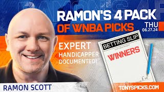 4 FREE WNBA Picks amp Predictions by Ramon Scott Thursday 62724 [upl. by Boice]