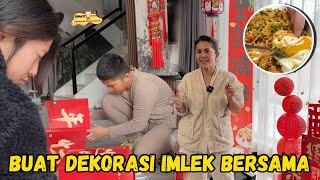 SEKELUARGA BUAT DEKORASI IMLEK SENDIRI UNTUK MEMPERCANTIK RUMAH DAN MASAK NASI GORENG SOLARIA 🤤🏮 [upl. by Ahset]