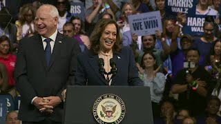 LIVE  Kamala Harris Tim Walz rally in Eau Claire Wisconsin [upl. by Christean814]