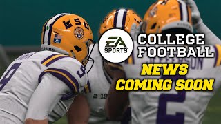 News for EA Sports College Football 2024 Coming Monday [upl. by Cissie]