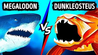 What If Megalodon Met Fish With Strongest Bite Ever [upl. by Navy]