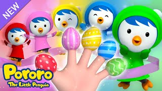 Petty Colorful Egg Finger Family  Learn Colors for Kids  Pororo Nursery Rhymes amp Kids Songs [upl. by Abixah]