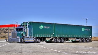 P3 Transport Kenworth T909 in Central Victoria [upl. by Ahsimot252]