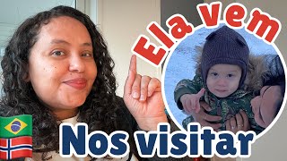 O DIA QUE ELA FINALMENTE VIRÁ NOS VISITAR  A VIDA REAL DE UMA BRASILEIRA NA NORUEGA [upl. by Bander747]