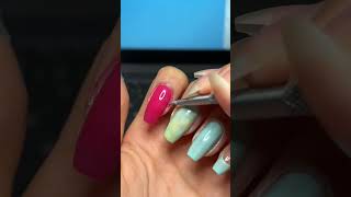 Lagoona Blue Nails💙 nailart fypシ゚viral foryou unhasdecoradas shortvideo [upl. by Cloris]