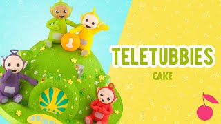 Telletubby Cake Tutorial  How To  Cherry School [upl. by Ylrebnik]