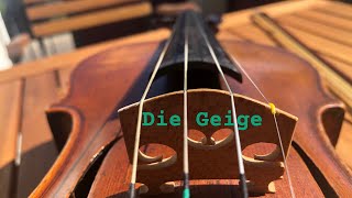 Die Geige [upl. by Yanrahs]