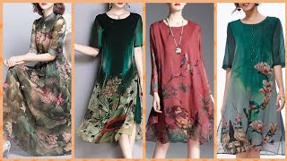 Stylish beautifull summer chiffon blouse shirts and middi dresses design and Ideas [upl. by Teresita898]