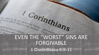 Even the Worst Sins are Forgivable  Sunday Morning Worship  Tate Sutton  11102024 [upl. by Ina]