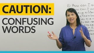 Top 10 Most Confusing Words for Advanced English Learners [upl. by Dierolf]