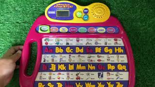 VTECH PHONICS FROM A TO Z ANIMATED LEARNING SYSTEM WITH 8 MODES Review Plz Subscribe My Channel [upl. by Claribel]