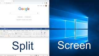 Split Screen Windows 10 Keyboard Shortcuts [upl. by Antonino]