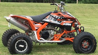 The Best Production 450 Sport ATV ever KTM450SX KTM Riding Fun Sand Track BVC Racing [upl. by Nnaeirelav]