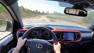 2020 Toyota Tacoma TRD Offroad  POV Driving Impressions [upl. by Ardnosac]