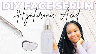 How to Make Hyaluronic Acid Face Serum at Home Vegan DIY [upl. by Lucais250]