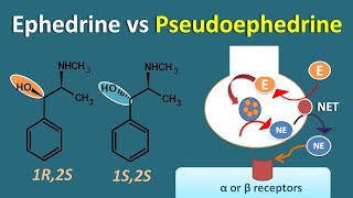 Ephedrine vs Pseudoephedrine  Similarities and differences [upl. by Rochelle]