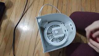 Honeywell HEV320 Cool Moisture Humidifier Fan Blade cleaning [upl. by Ayifa]