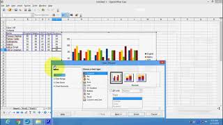 Making charts in OpenOffice Calc [upl. by Olemrac]