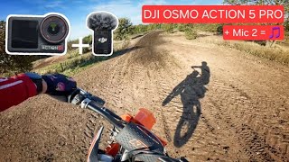 DJI Action 5 amp Mic 2  The Best Moto POV Ever [upl. by Enimajneb]