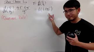 Quotient Rule Proof [upl. by Raimondo]