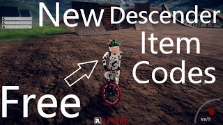 Descenders Item Codes [upl. by Kutchins476]