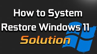 System Restore Windows 11 to Restore Your PC to an Earlier Time and Date [upl. by Saba728]