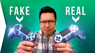 Fake PS4 Controller ► How to tell you bought a wonky PlayStation 4 DualShock  Titanium Blue [upl. by Amelita878]