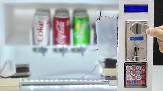 How to Make Cola Vending Machine at Home  Foam Board [upl. by Esinet580]