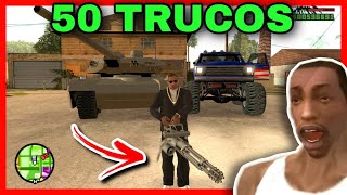 ✔️50 TRUCOS de GTA San Andreas PS3  Claves de GTA San Andreas CODIGOS Dinero Infinito Jetpack [upl. by Barbarese492]