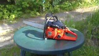 Sachs Dolmar 120 Super Chainsaw Test Run [upl. by Niddala]