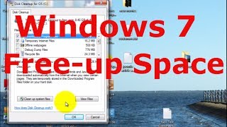 Free up wasted disk space from Windows Update  WINSXS folder   Windows 7 Tutorial [upl. by Anastase678]