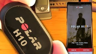 Polar H10 Heart Rate Sensor mobil phone pairing battery replacement etc [upl. by Marilee]